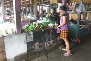 Situasi pasar Cibingbin pasca banjir